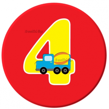 Button 56 mm 4 jaar boy
